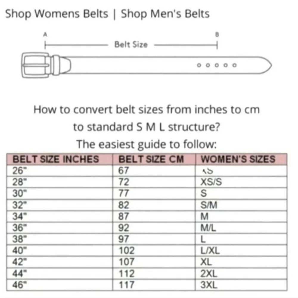Braided Leather Belt XL 38